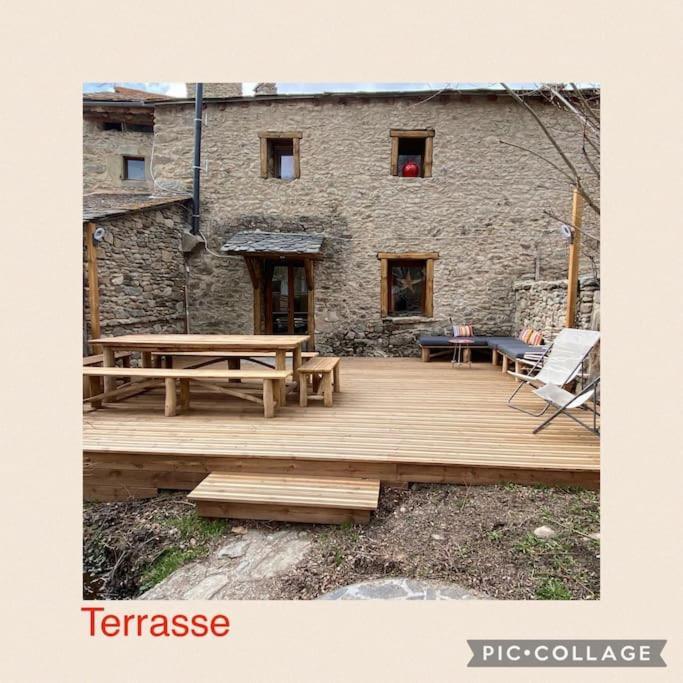 L'Eterlou Authentique Partie De Corps De Ferme 10Pers. Villa Targassonne Dış mekan fotoğraf